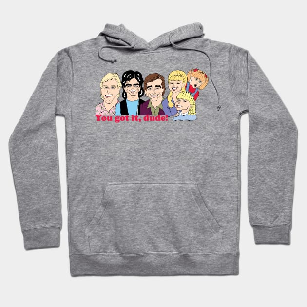 90'S SITCOM CAST Hoodie by cartoonistguy